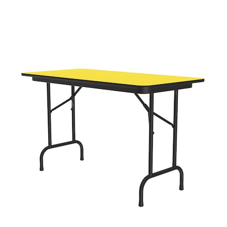 Correll CF HPL Folding Tables 24x48 Yellow CF2448PX-38